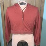 SheIn burnt orange crop sweatshirt Photo 0