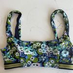 Aerie  Blue and Green Crop Top with Vibrant Design Photo 0