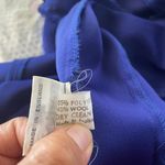 SOLO Blue Sheath Dress with long Sleeves/front pockets Size 12 Photo 5