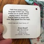 Hats with Heart Zoey Scarf Sky Blossom Floral Pink Hair Wrap Chemo NWT Photo 1