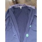 Matilda Jane  A Million Little Things Jacket Small Blue Zip Button Up Peacoat Photo 7