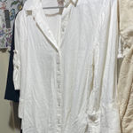 Chico's White Button-Up Shirt Photo 0
