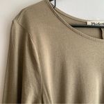 Michael Stars NWT Faux Wrap Tie Waist Long Sleeve Tee Dress Size Large Photo 2