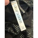 Dear Scarlett Sequin Open Front Long Sleeve Kimono Cardigan Top XL Party NYE Silver Photo 5