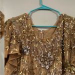 Mac Duggal  5717 Embellished Butterfly Sleeve High Neck Gown Size 16 Photo 5