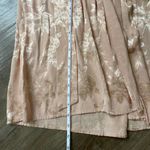 Lovers + Friends Lovers Friends NWT Bali Kimono Maxi Dress Pink Satin Ruffles Belt ~ Size M Photo 13