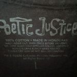 Poetic Justice Tupac Tee Large Black Photo 1