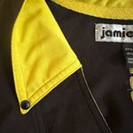 Jamie Sadock Black Sleeveless Golf Top Yellow Athletic Athleisure Sporty Prep Size M Photo 4