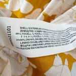 Mon Renn Floral Tiered Maxi Dress Yellow White Tie Straps Size Small Photo 5