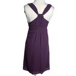 Burberry  silk babydoll dress purple Sz 38 Photo 1