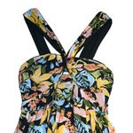 Saylor  Black Floral Print Strapless Starlee Maxi Dress Womens XL Photo 2