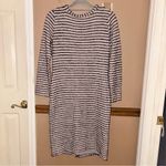 ZARA  Tweed Textured‎ Midi Dress cardigan pink black Size small Photo 3