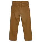 Pilcro Anthropologie The Breaker Cropped Pleated Barrel Jeans Tan Size 29 Photo 3