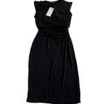 Dance & Marvel  Dress Womens Small Black‎ Stretch Knit Cutout Mini LBD Photo 1