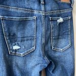 American Eagle AEO  Super High Rise Jegging Ripped Distressed Dark Wash Size 6 Photo 6