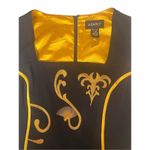 Ashro dress black with gold embroidery sz 14 NWT Photo 2