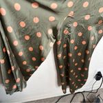 ZARA  Wide Leg Polka Dot Satin Jumpsuit Photo 6