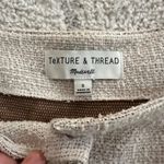 Madewell  Texture & Thread Striped Button-Front Cap Sleeve Top Cotton Blend Photo 4