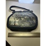 Jean Baptiste Camille Corot's painting, Souvenir de Mortefontaine Silk Handbag Photo 3