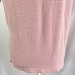 ZARA Textured Knit V-Neck Short Sleeve Top Pink Size Small Photo 10