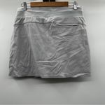 Athleta  Trekkie North‎ Gray Zippered Pockets Drawstring Skort Size 8 Photo 2