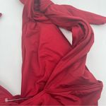 NWOT MEI L’ANGE Swimsuit One Piece Red Eve Bow Tie Swim Beach Classic Medium Photo 10