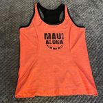 Aloha Island Women's Maui Aloha Hawaii Sports Racerback  Pullover Tank Top Size SML EUC #6204 Photo 2