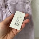 7 For All Mankind  Lavender Mini Skirt Denim Purple SIZE 25 NWT Photo 3