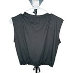 Madrag black sleeveless banded waist shirt size medium Photo 7