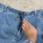 L.L. Bean Women’s Vtg Denim Cotton Midi Skirt Back Slit A Photo 7