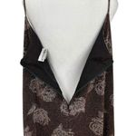 After Dark Copper Brown With Copper Specks Floral Size 16 Sleeveless Note Flaw Photo 7