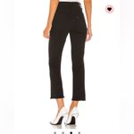 Levi's 724 High Rise Straight Crop in Black Pixel Photo 2