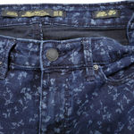 Jeans Size 4 27x27.5 Womens Zara Slim Fit Jeans Stretch Skinny Jeans Floral Print Photo 4
