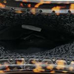 Vintage CHRISTIAN LIVINGSTON Black Crochet Tortoise Chain Clutch Shoulder Bag Photo 8