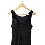 Vintage Bieff Basix maxi dress black sleeveless beaded vintage 10 Photo 2