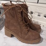 Sugar Fabians Brown Heeled Boots Size 8 | Trendy Fall Fashion Essential Photo 9