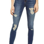 Band of Gypsies  Lola‎ skinny Dark Blue Distressed jeans size 28 Photo 0