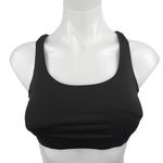 Lululemon Women's Black Cross Strappy Workout Athletic Crop Sports Bra Top Sz S Photo 0