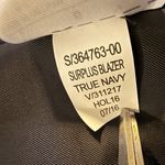 Banana Republic  Blue Gray Wool Blend Tweed Blazer Jacket Lined Women’s Size 6 Photo 13