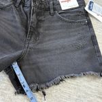 Wrangler NWT  Women's Vintage Shorts Mid-Rise 2/26 Black Wash Frayed Hem Beach 4" Photo 6