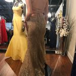 Amelia Couture Gold Mermaid Prom Dress  Photo 4