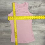 Pale Pink Sleeveless Ribbed Women's Stretchy Tank Top Size Small Photo 5