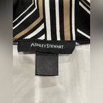Ashley Stewart  Black and Tan Patterned Top Photo 3