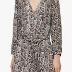 ALLSAINTS NEW Kaylee Misra Snake Skin Playsuit 6 Photo 0