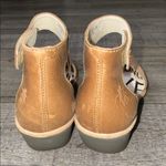 Fly London  Bronze Closed Toe Ankle Strap Comfy Wedge Shoes Photo 4