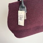 The Sak NWT  By Elliot Lucca Berry Crochet Handbag with Leather Handles Photo 3