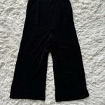 Jcrew  Cropped Velvet Jumpsuit Black Size 6 Photo 6