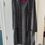 it's our time  Charcoal Hooded Cardigan Photo 4