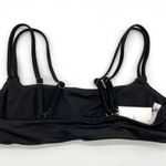 ANDIE  Swim The Rockaway Bikini Swim Top Black M NWT Photo 2