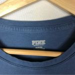 PINK - Victoria's Secret  Blue Pink Rainbow Graphic Long Sleeve T-Shirt M Photo 3